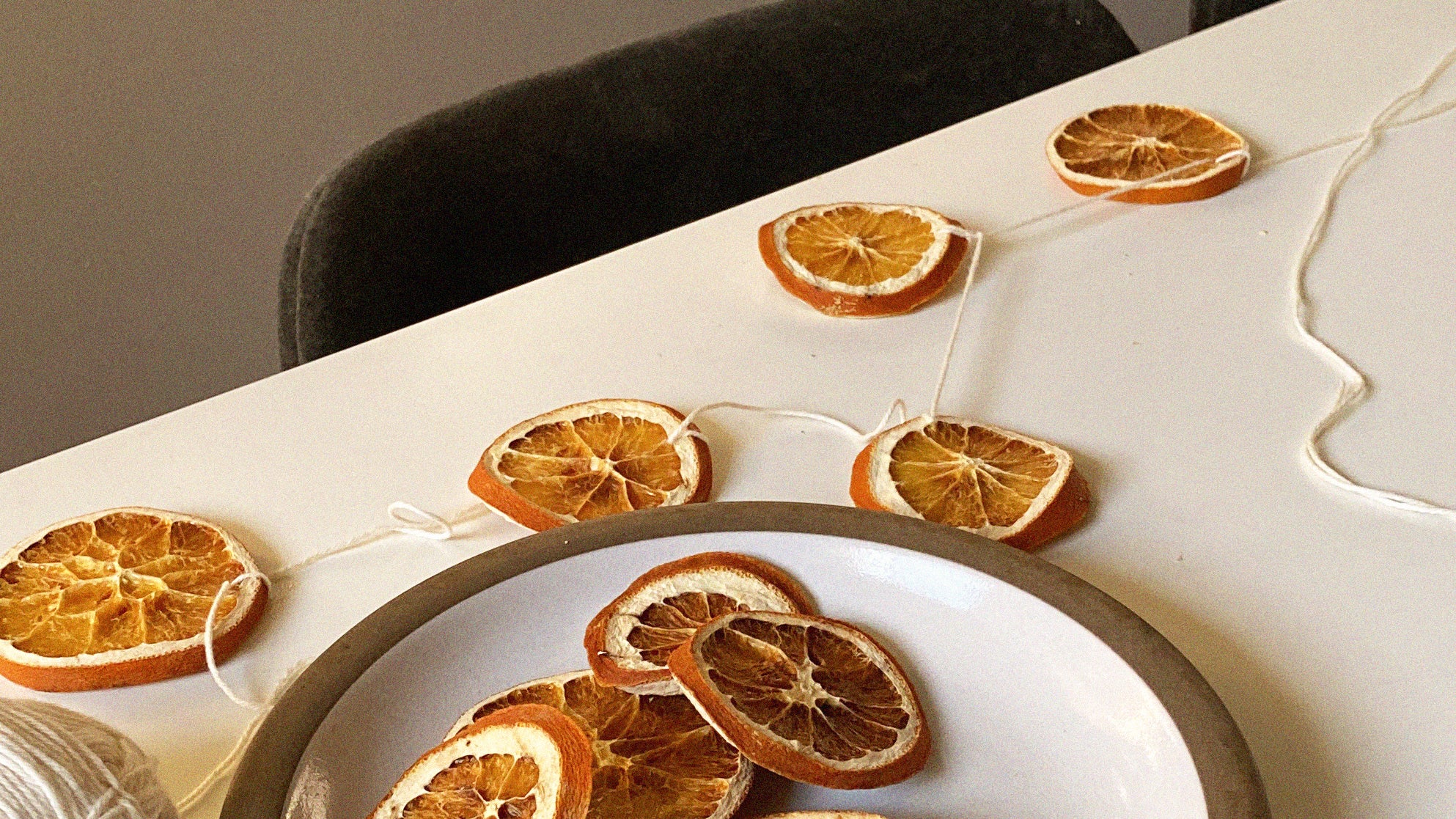 DIY Citrus Garland